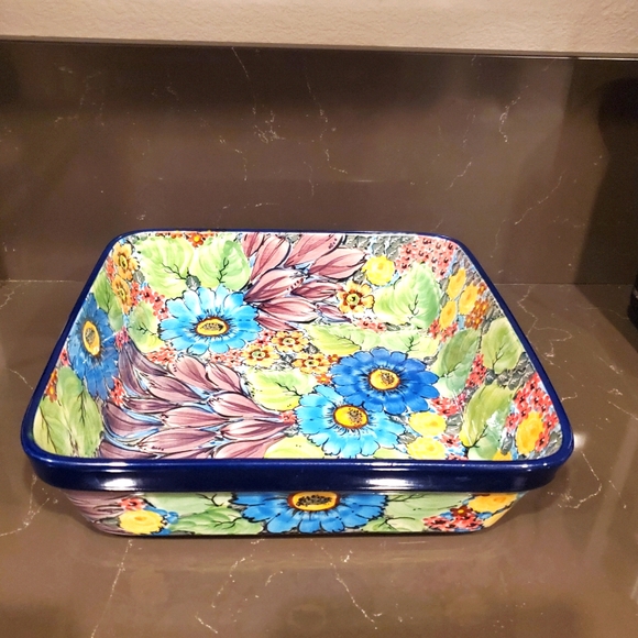 Unikat T. Liana Boleslawiec Rectangular Baker. - Picture 4 of 16